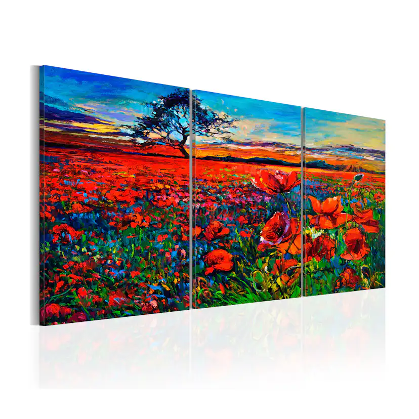 Tavla Arkiio Valley Of Poppies