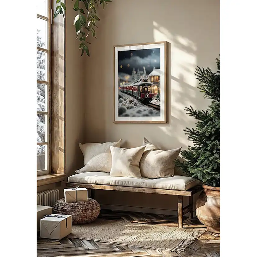 Poster Gallerix Christmas Train