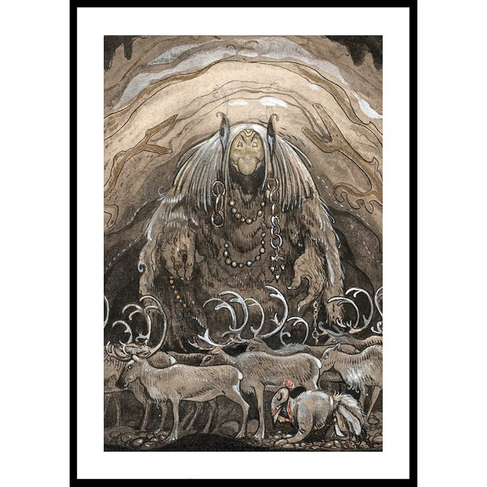 Poster Gallerix Nilas Offer Julbocken II av John Bauer