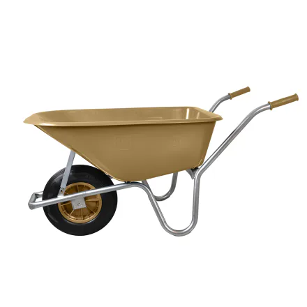 Skottkärra Willab 100 liter orange luftgummihjul