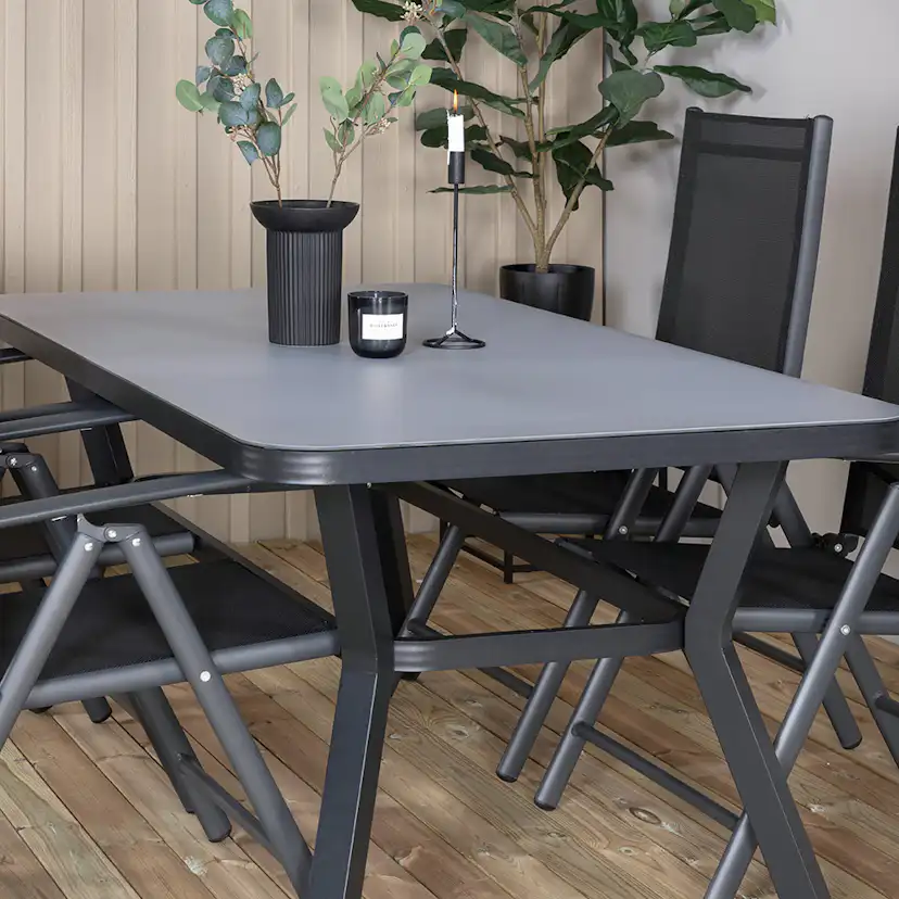 Matgrupp Utomhus Venture Home Vyn med 4 Chair Trädgårdsstolar