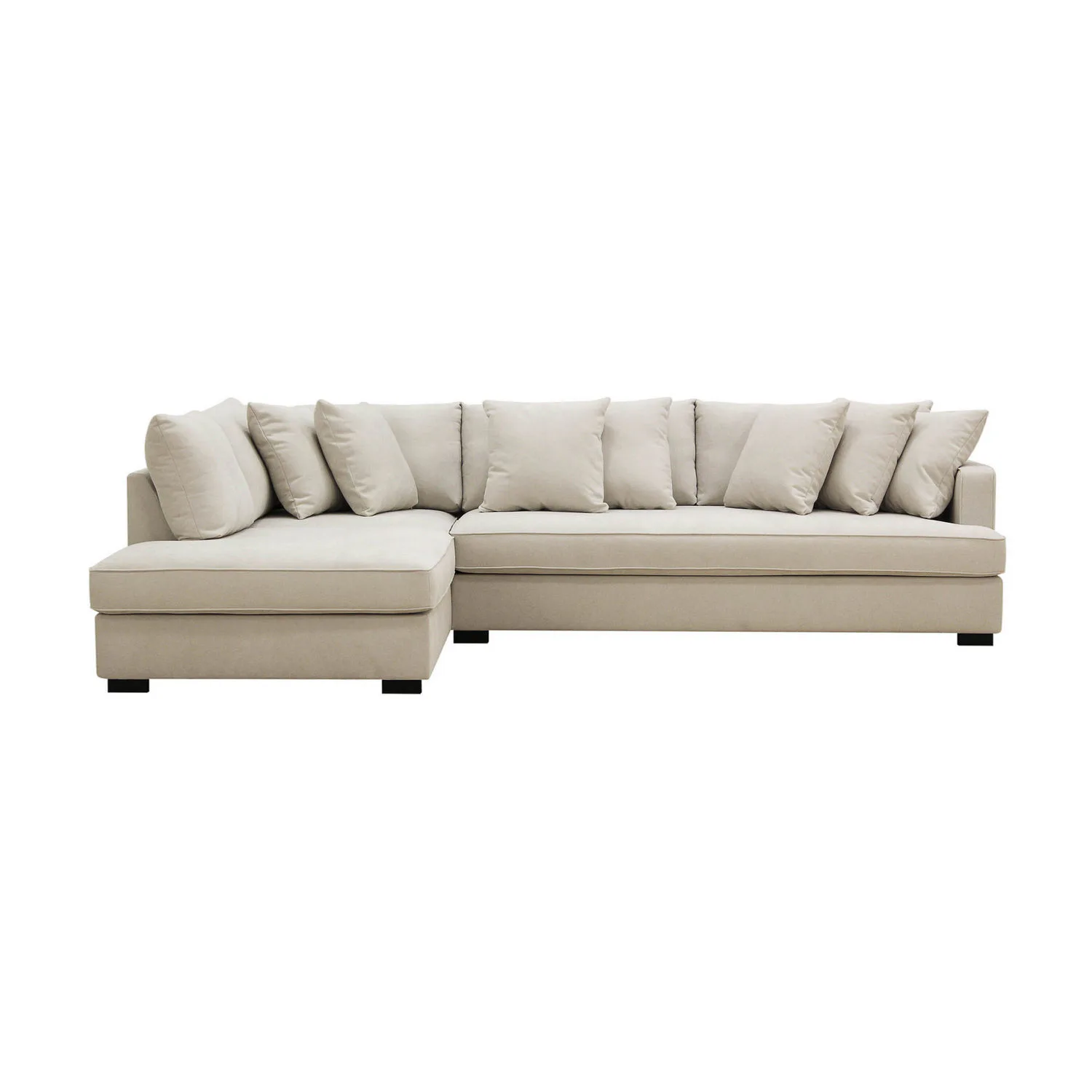 Rossita 4-sits Vänstervänd L-formad Djup Schäslongsoffa med L-formad/Vänstervänd