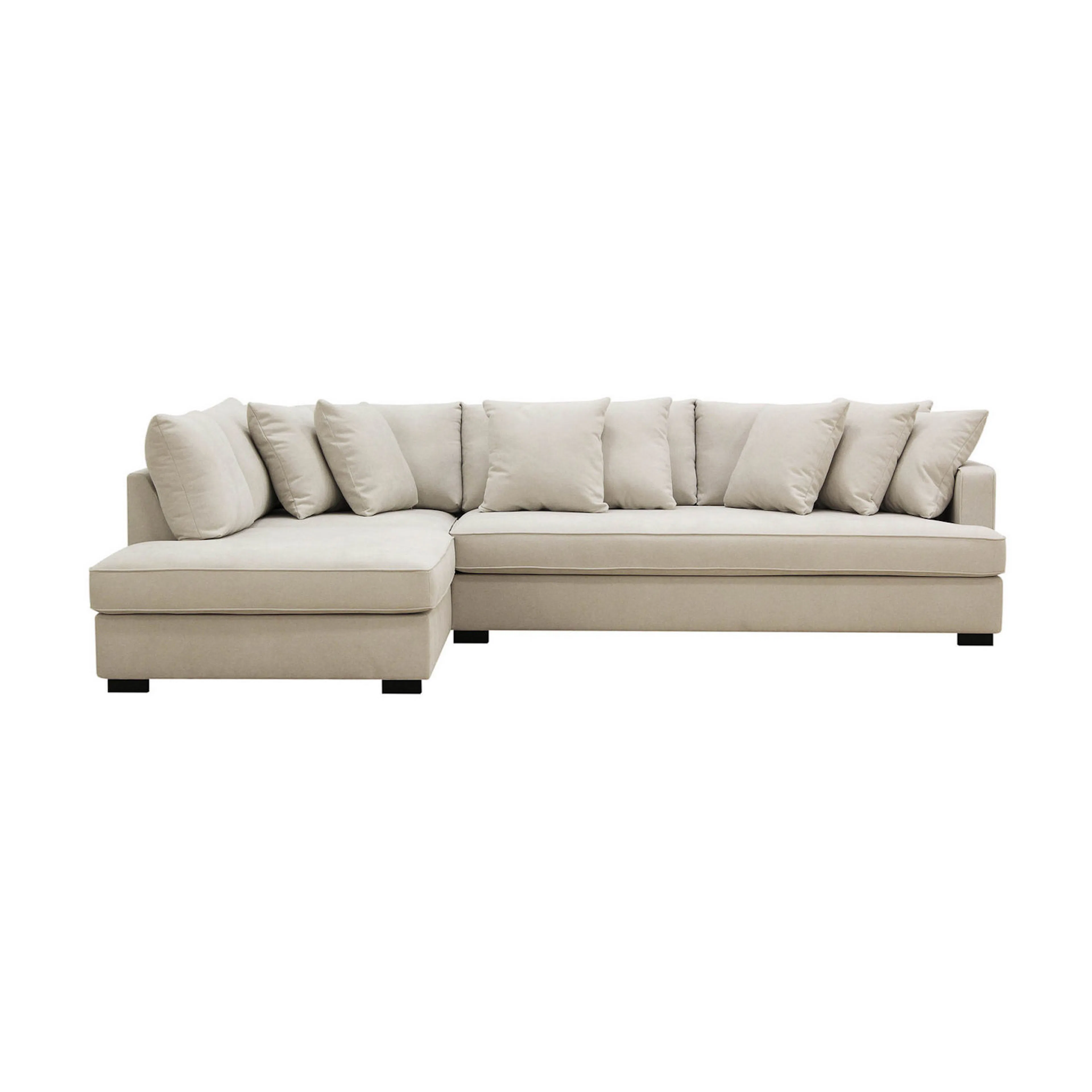 Rossita 4-sits Vänstervänd L-formad Djup Schäslongsoffa med L-formad/Vänstervänd