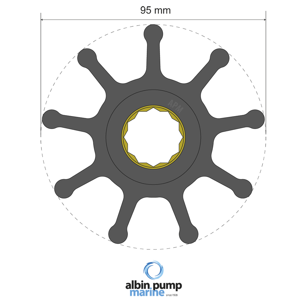 Impeller Albin Group Marine Premium 06-02-029