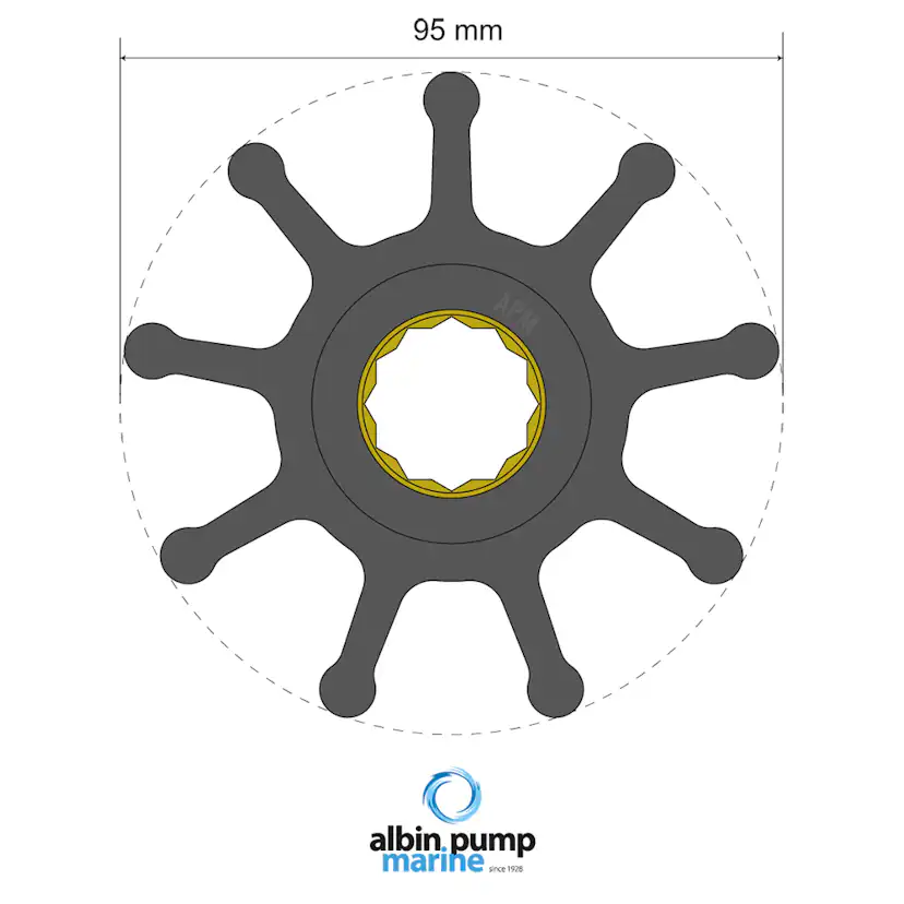 Impeller Albin Group Marine Premium 06-02-029