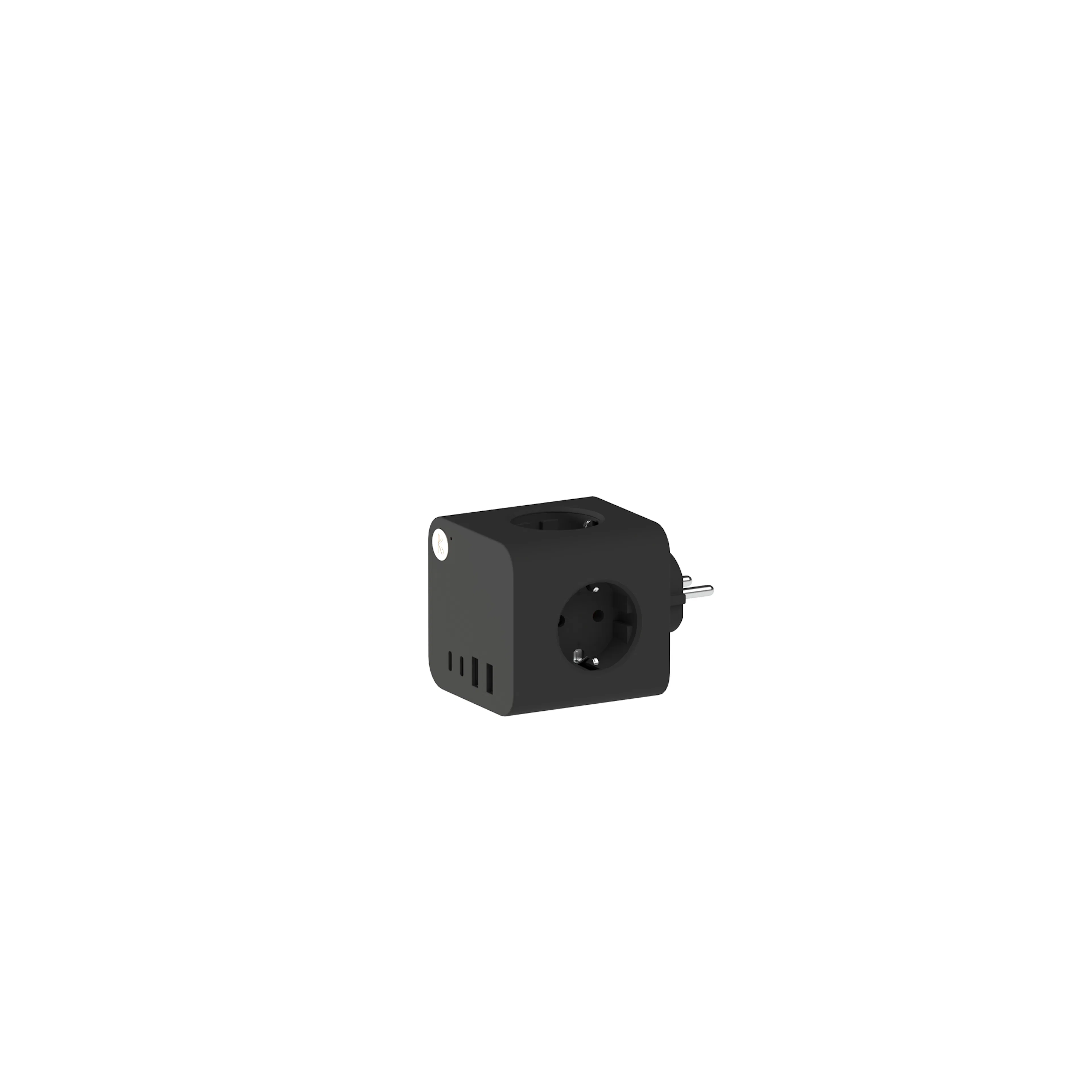 Grenuttag EU Kreafunk Ampie EU USB-A/USB-CxSvart