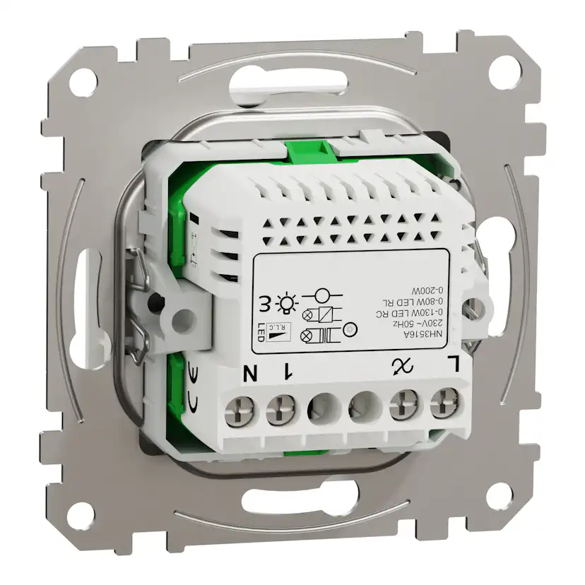 Vriddimmer LED Schneider Electric Exxact med Möjlighet att Ansluta Neutralledare Styrning via Wiser by SE Zigbee 3.0