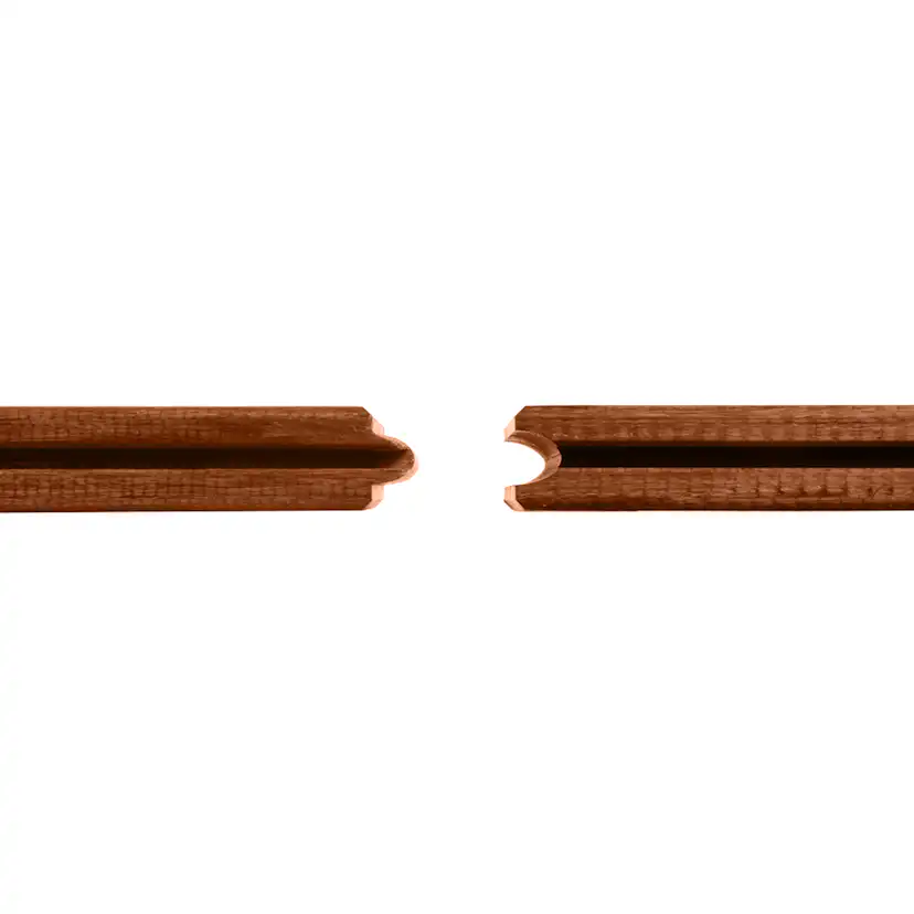 Bambutrall Dasso CTECH-Trall Bred Utegolv med Rillad Yta