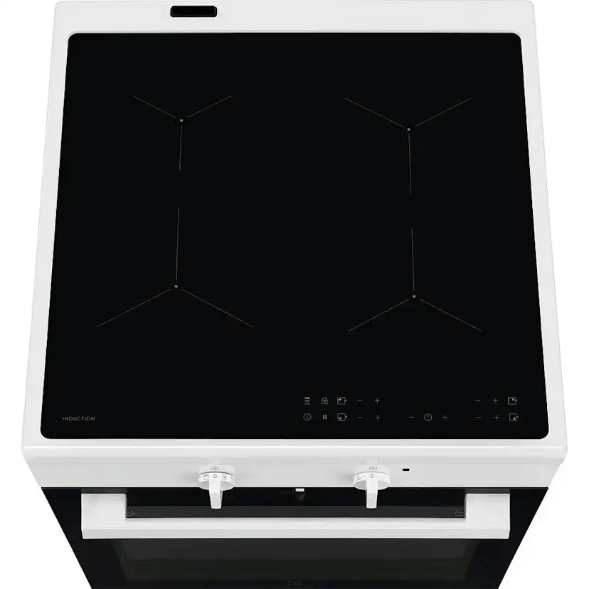 Induktionsspis Electrolux LKI64404SW med Självrengörande Ugn och Hob2Hood
