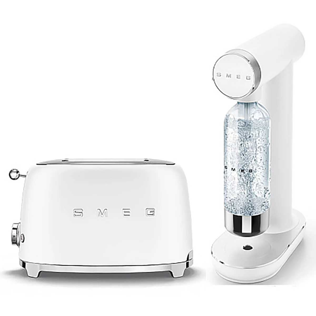 Brödrost och Kolsyremaskin Smeg Vit