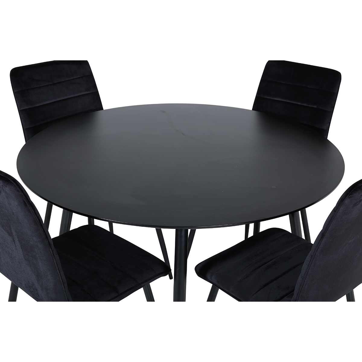 Matgrupp Venture Home Silvia med 4 Walerina Stolar Sammet