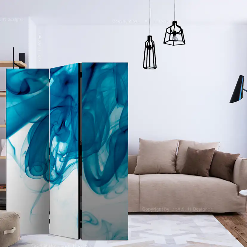 Rumsavdelare Arkiio Blue Smoke 135x172 cm