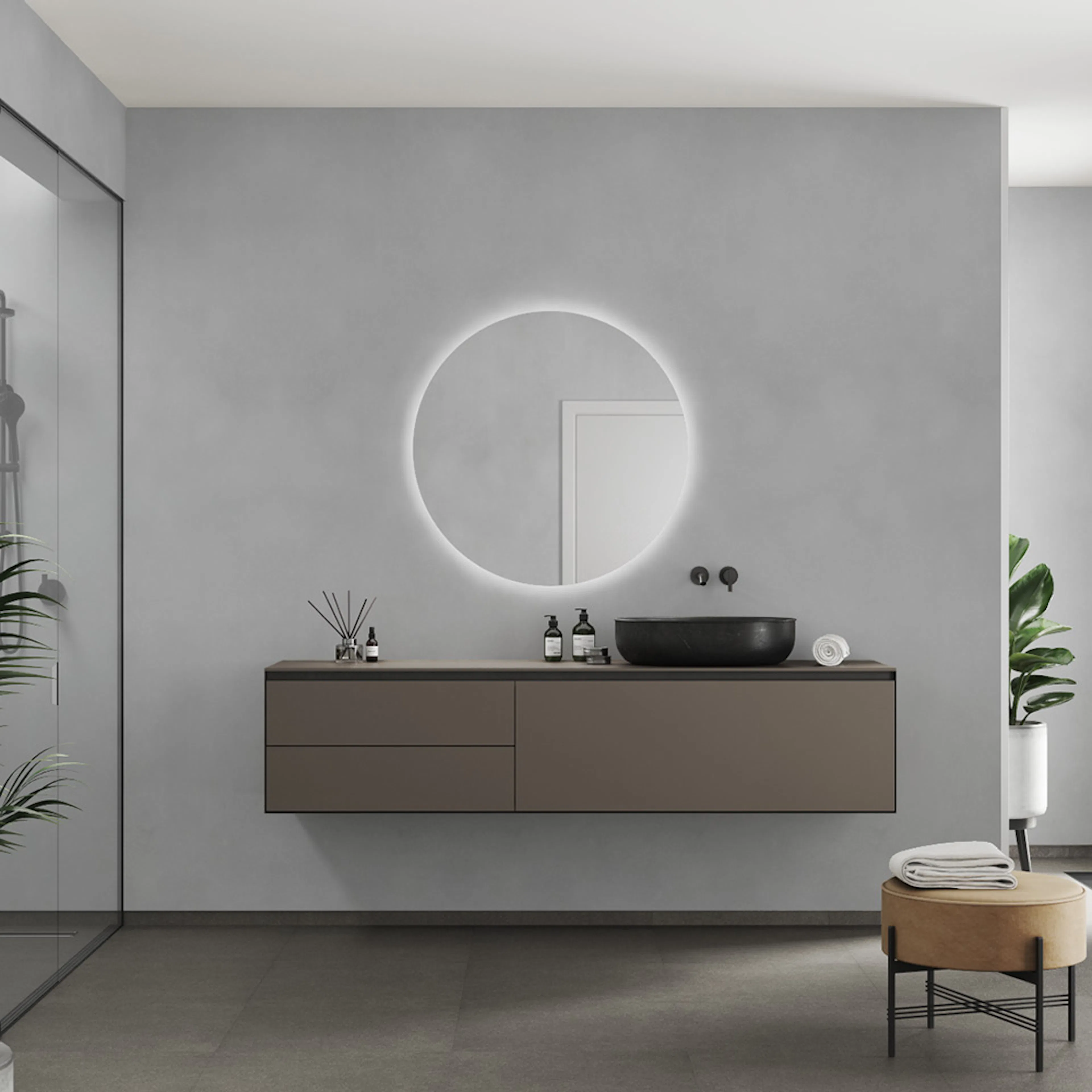Våtrumsskiva Fibo 272442 S Meton Grey 10x620x2720 mm