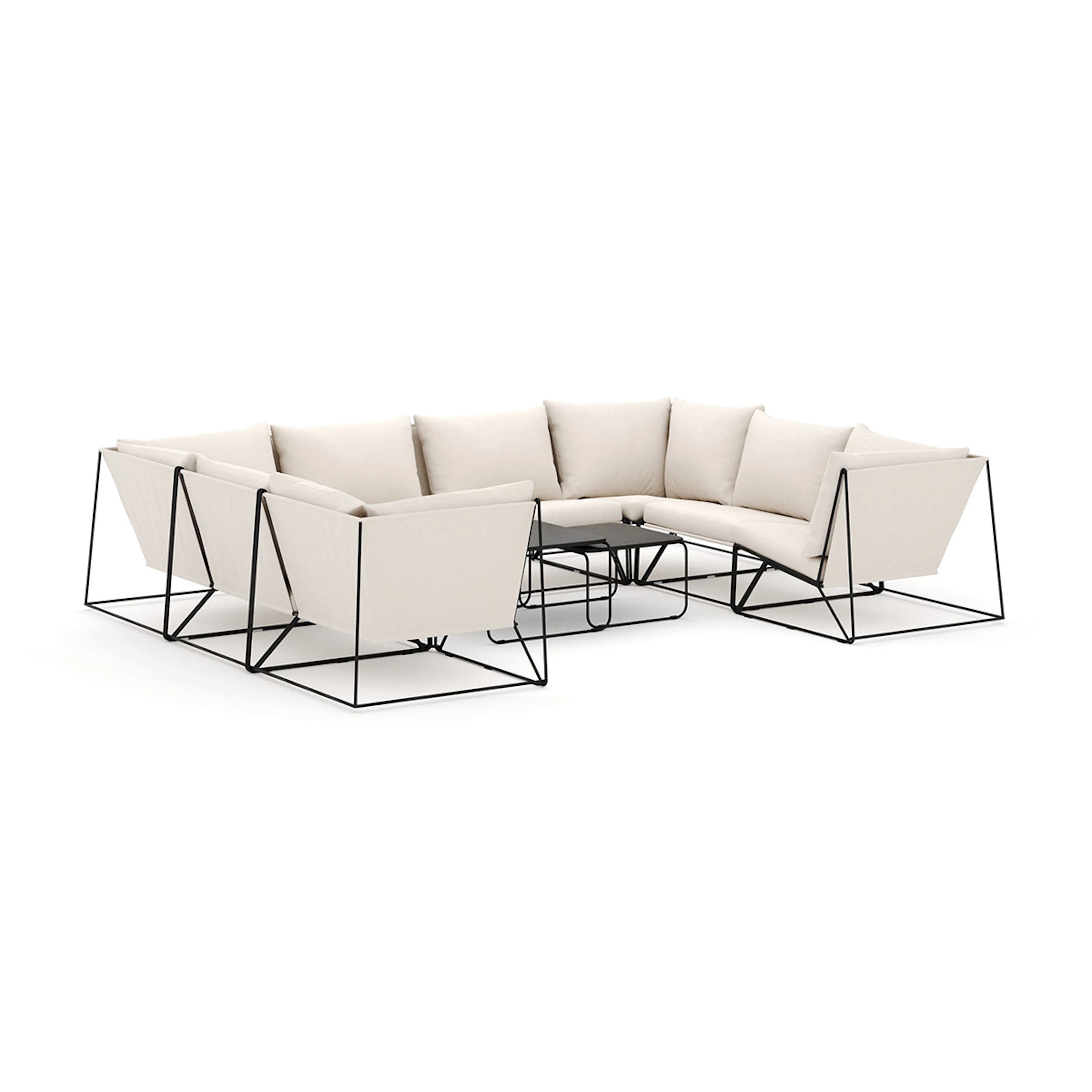 Svart/Beige