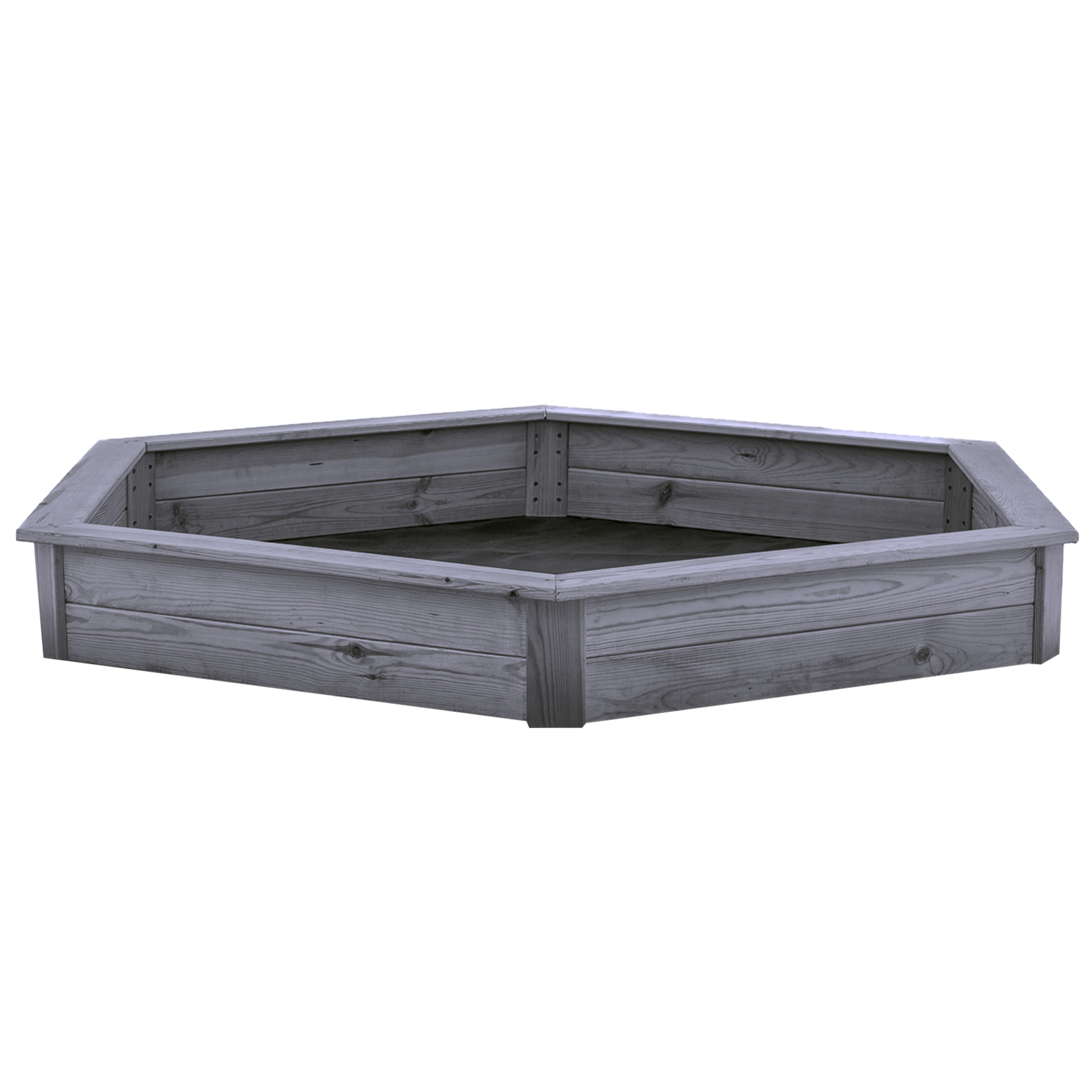 Sandlåda Nordic Play Grå Grundmålad