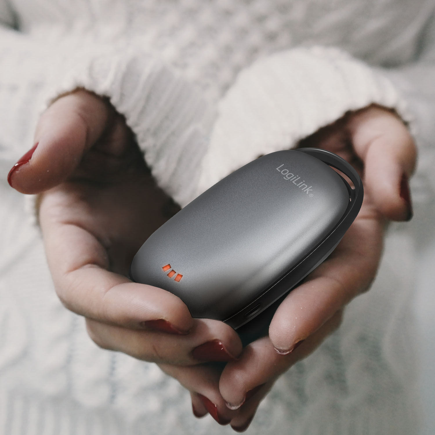 Powerbank LogiLink Med Handvärmare 4000mAh