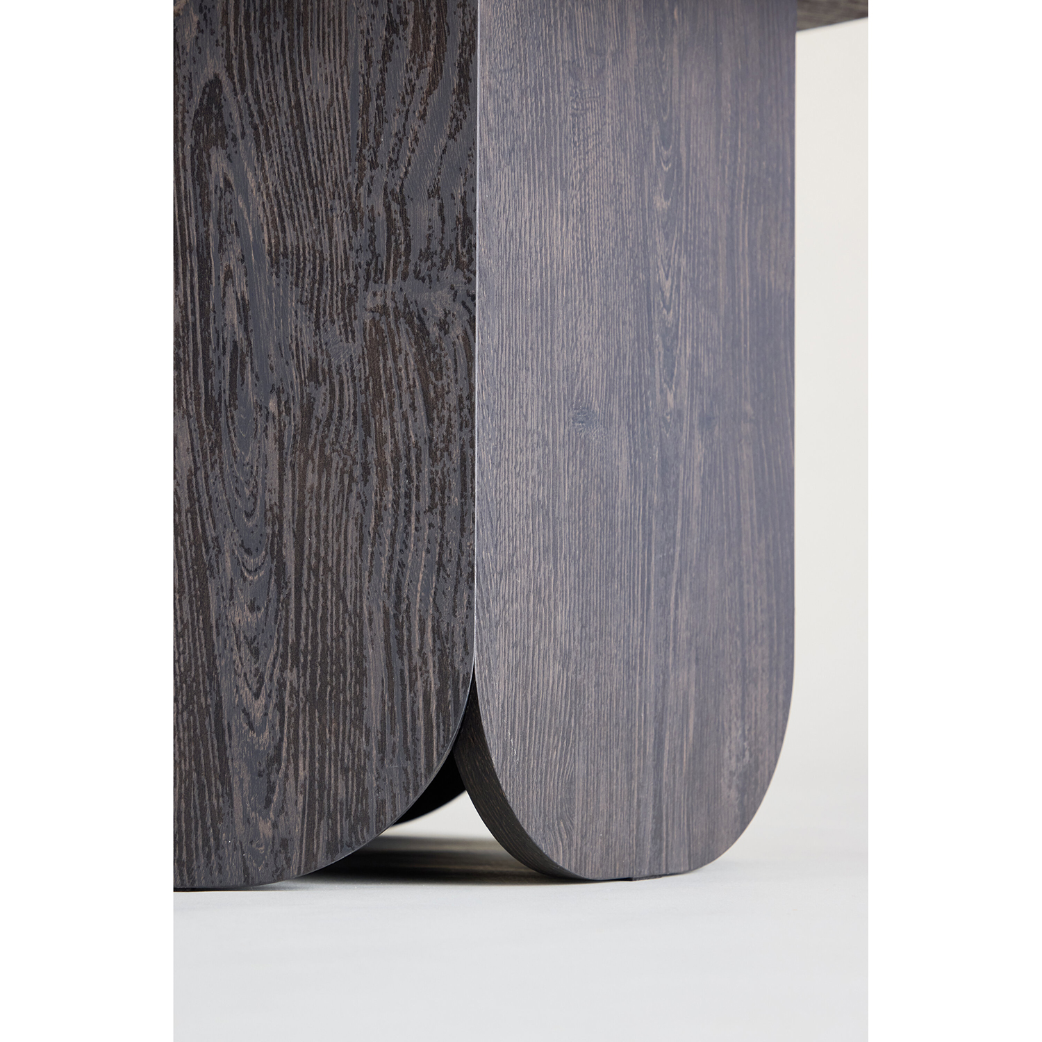Tekla Sofa Table ø80x45 cm - MDF with Black 3D Paper Svart