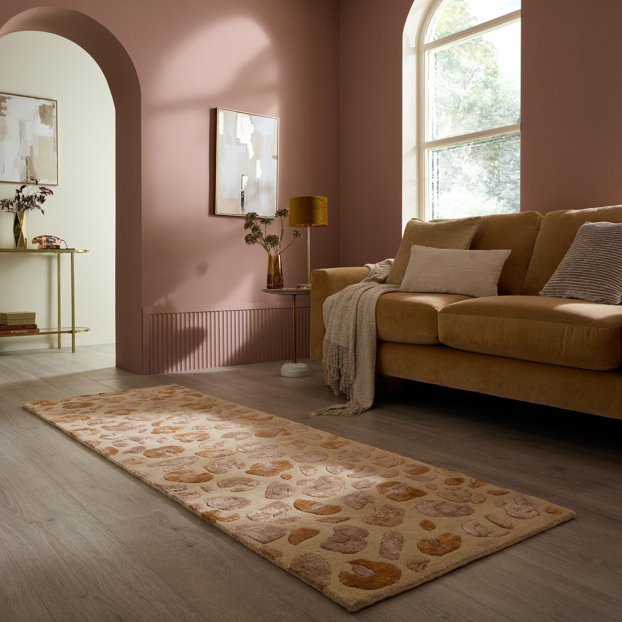 Gångmatta Flair Rugs Leopard Print