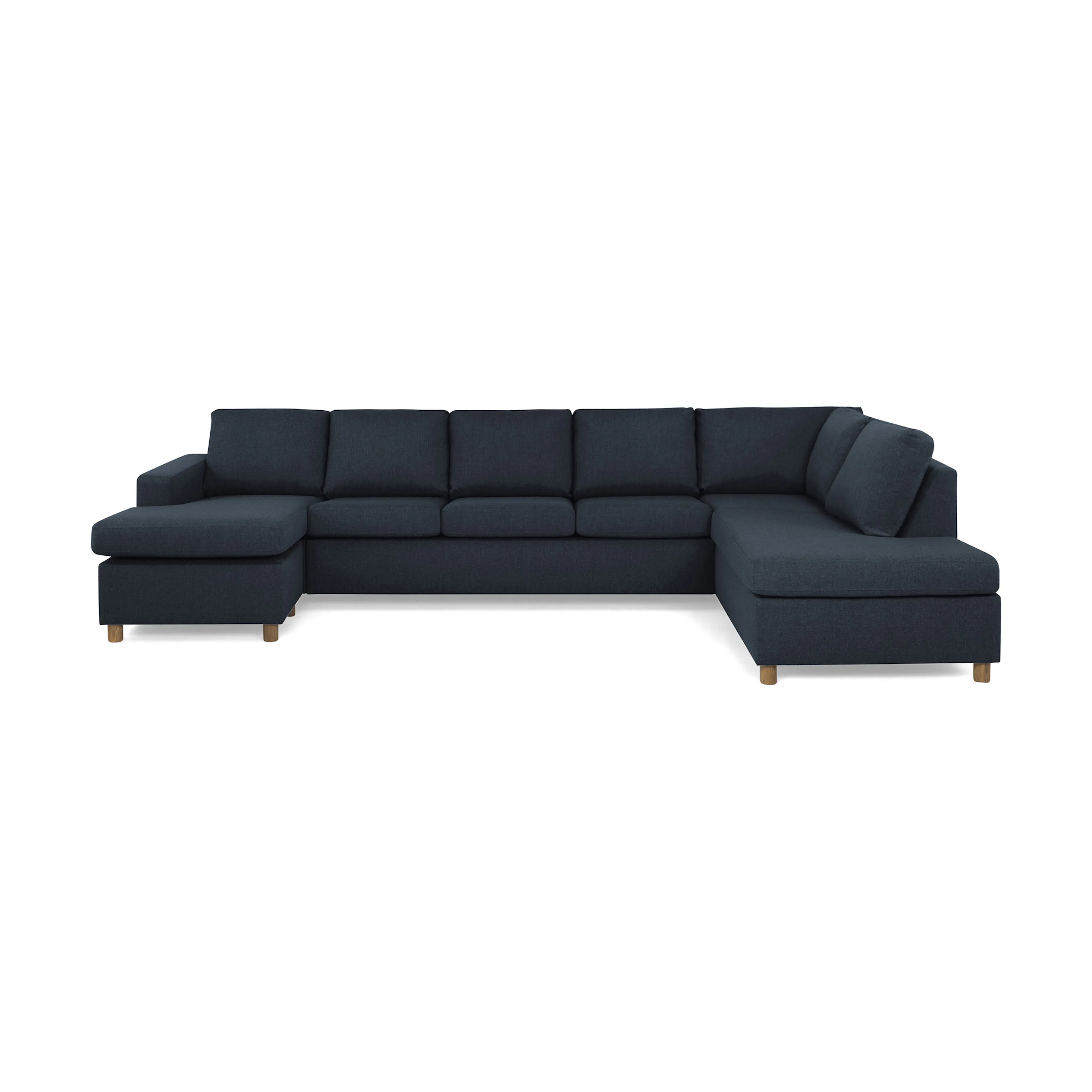 5-sitssoffa Basic Home Crazy U-formad med Divan och Schäslong XL 345 cm