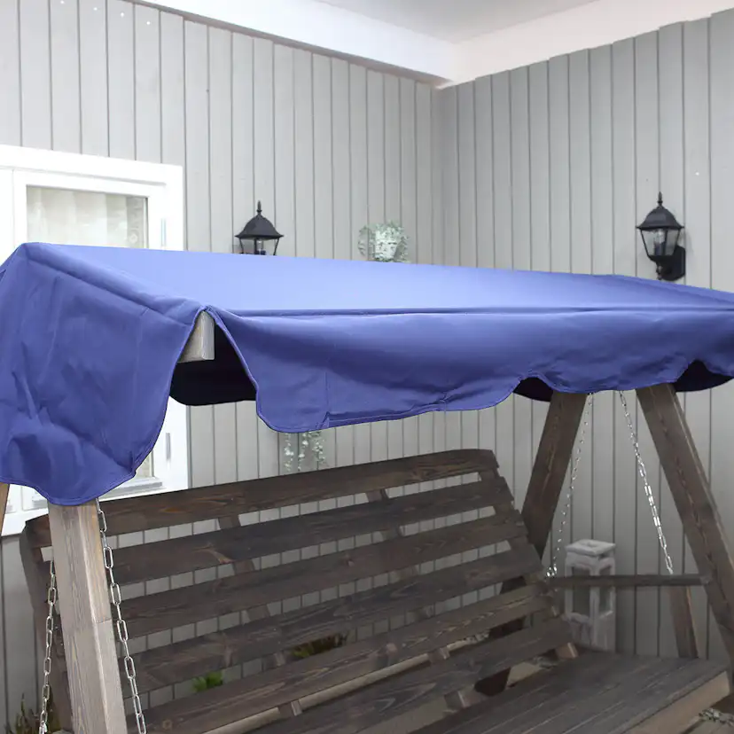 Garden swing canopy, 167x275, 2 channels Blå