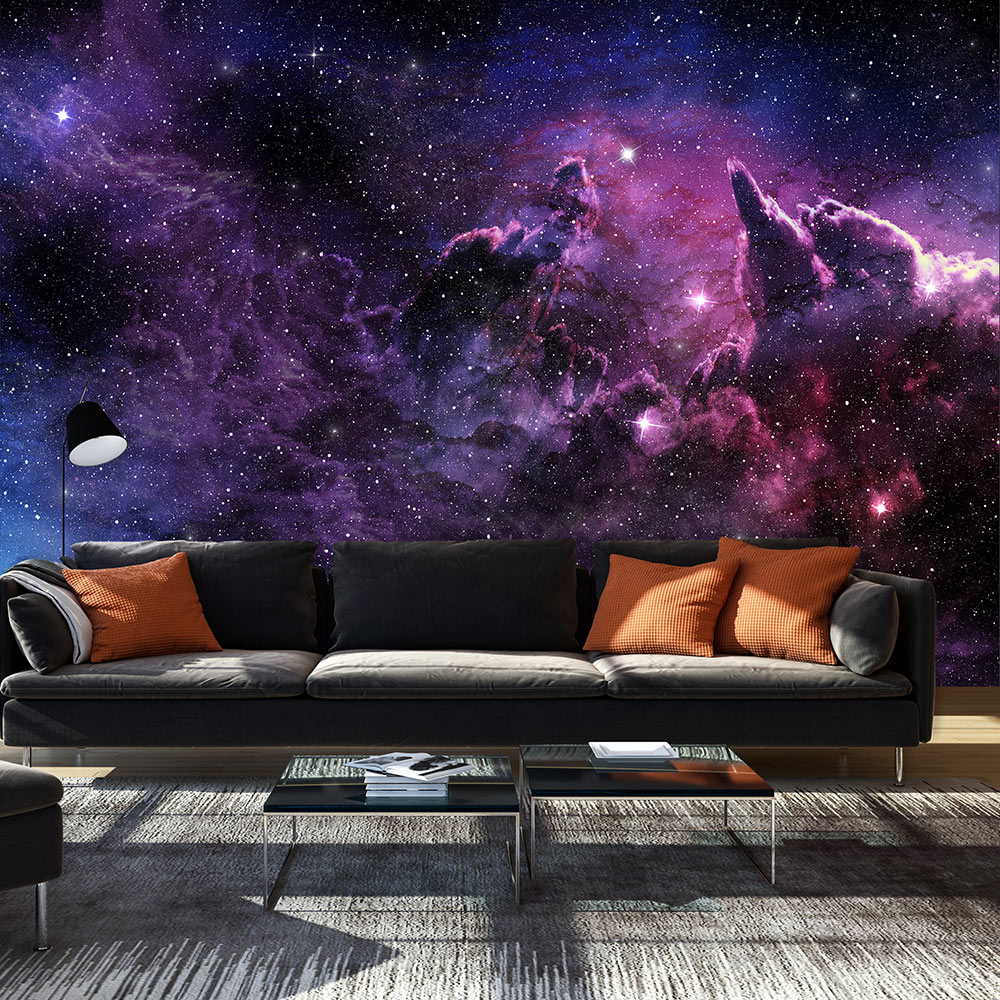 Fototapet Arkiio Självhäftande Purple Nebula