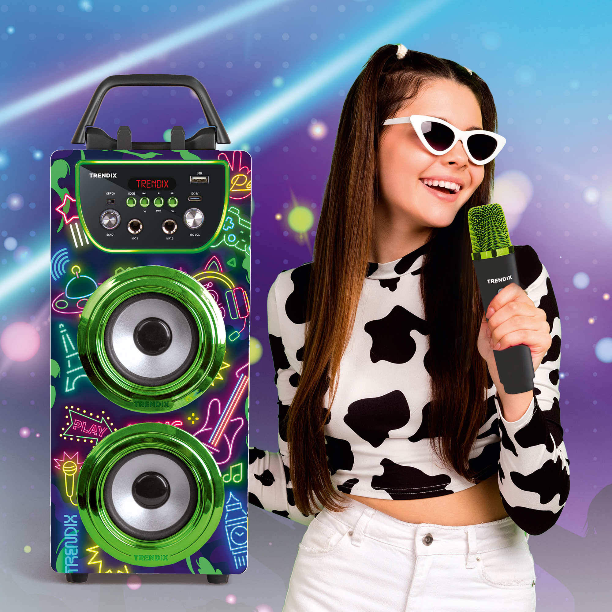 Karaokemaskin Trendix Neon World