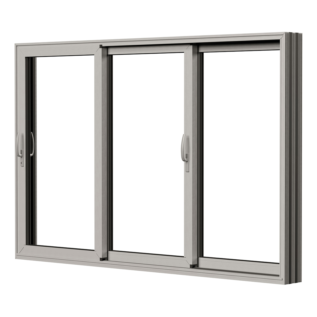 Skjutdörr NorDan HelAlu Aluminium 3-Delad Trippelspår