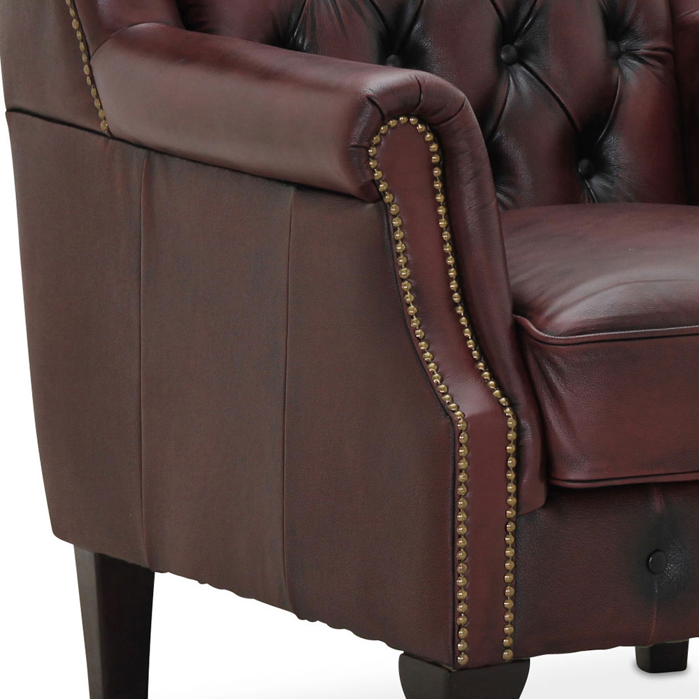 Fåtölj Hagagruppen Aberdeen Läder