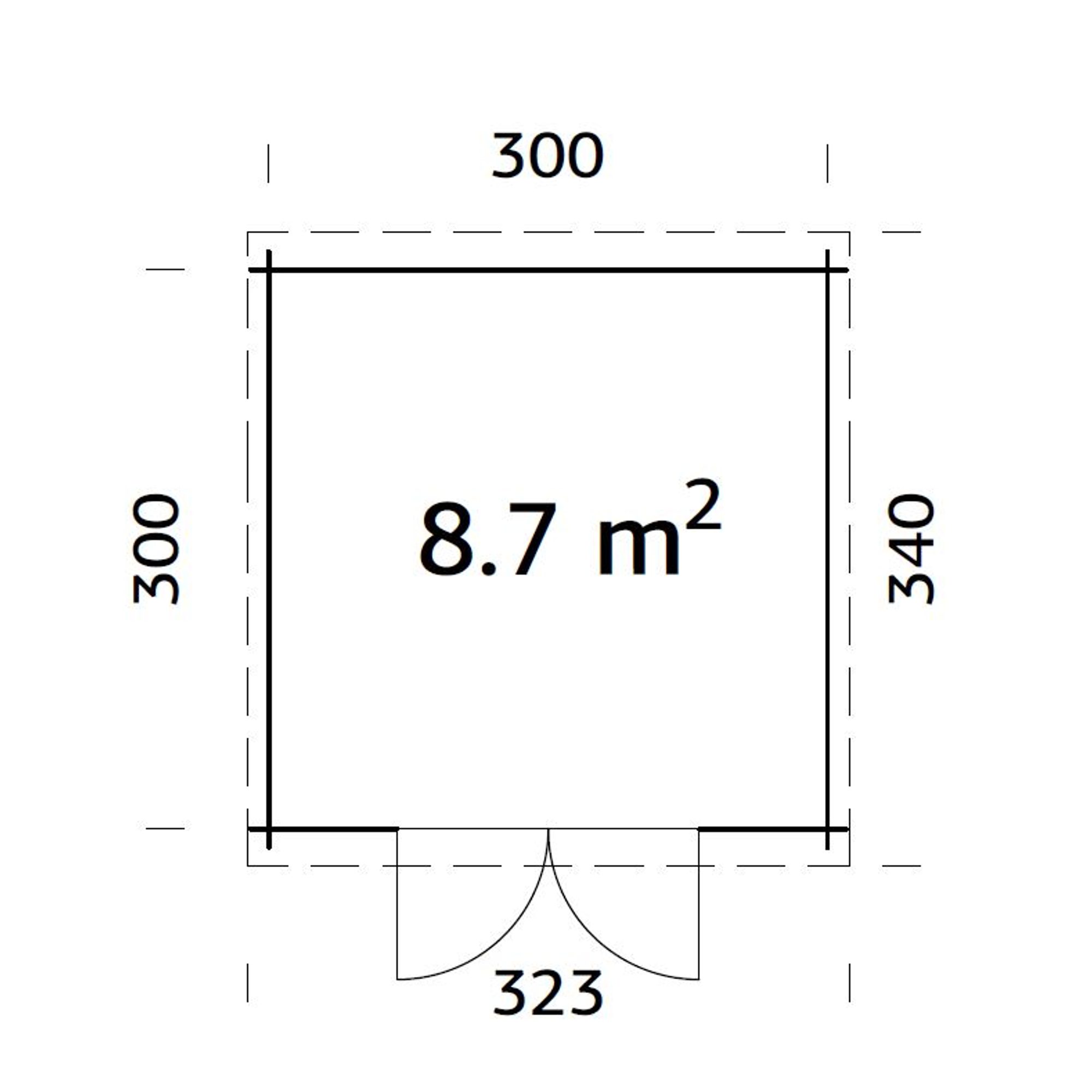 Stuga Palmako Ella 9 m2