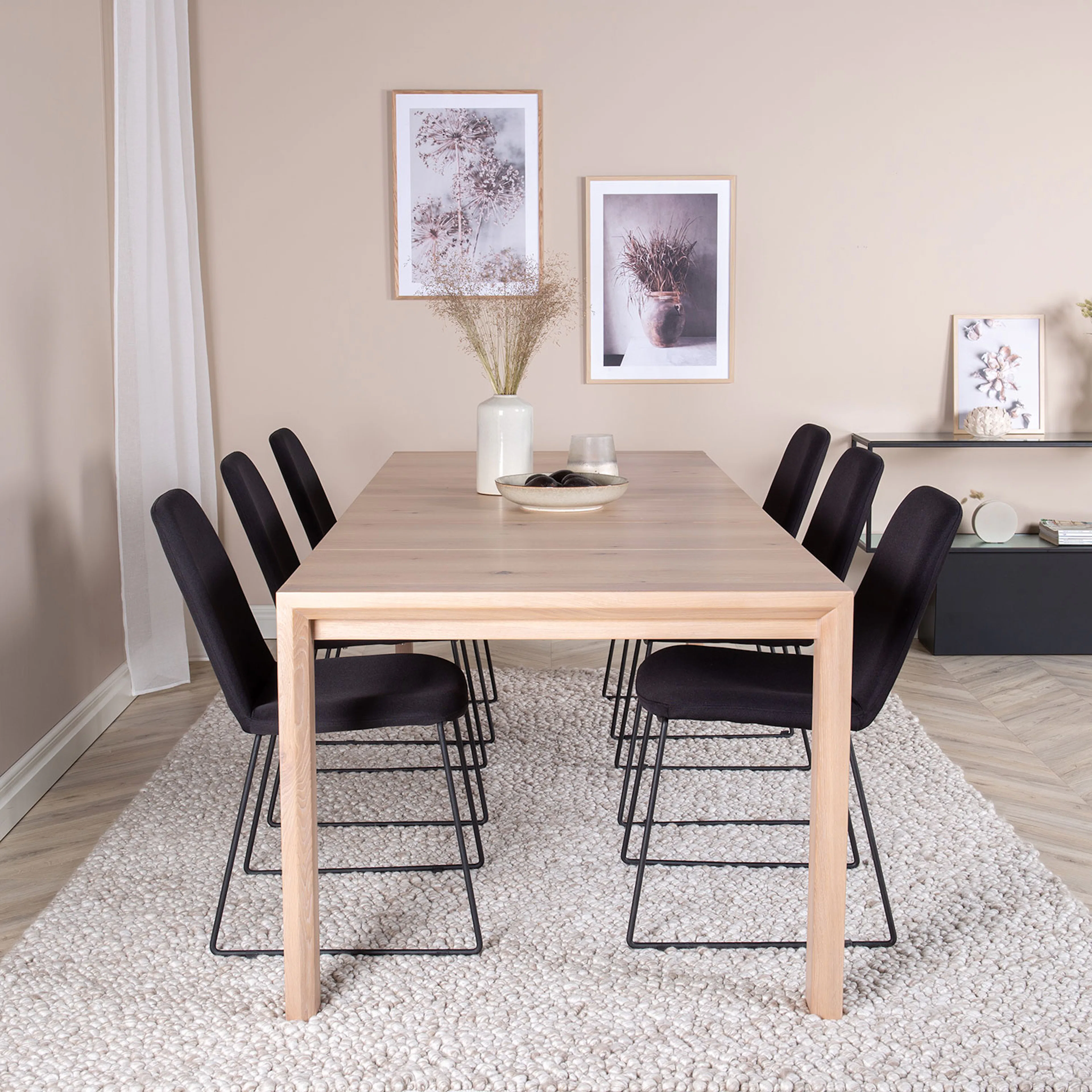 Matgrupp Venture Home Slider med 6 Muce stolar