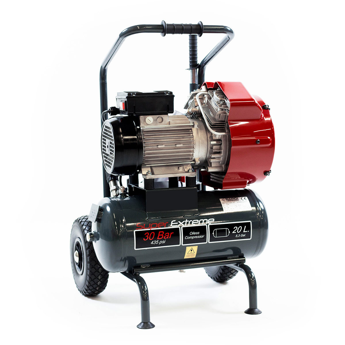Högtryckskompressor Nardi Extreme 1 Oljefri 20L 30 Bar