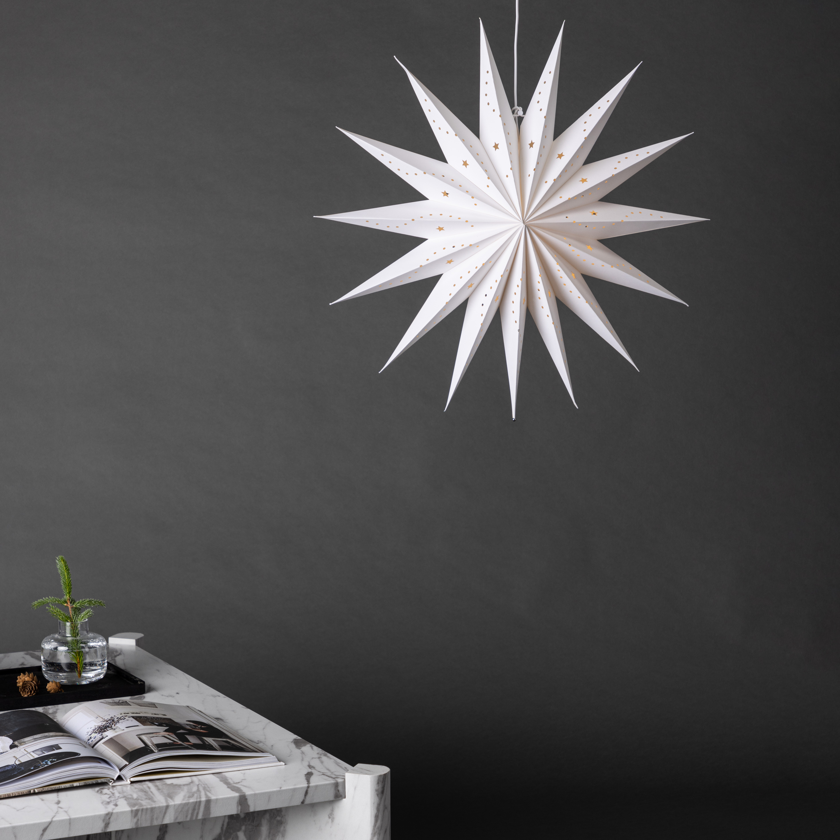 Lindvallen 60cm Pendant Lamp - White  /  White 60 cm