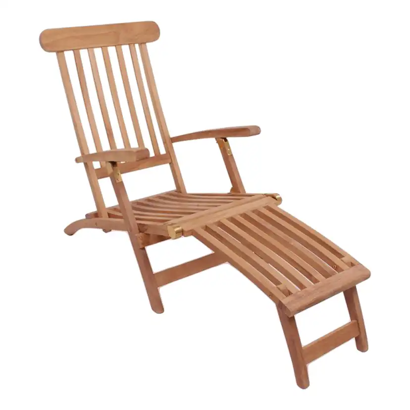 Solstol House Nordic Arrecife Solsäng med Justerbart Ryggstöd i Teak