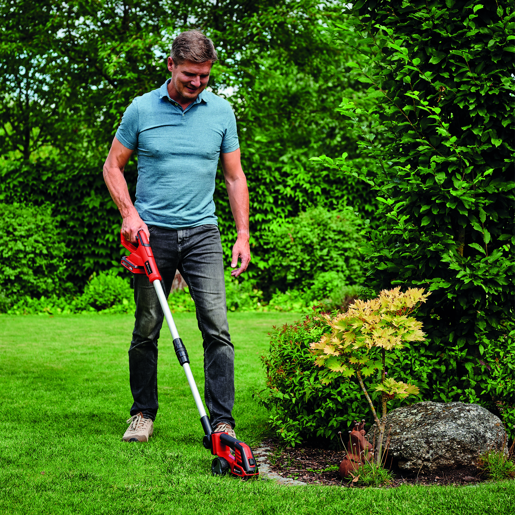 Grässax Einhell GE-CG 18/100 Li T Utan Batteri & Laddare