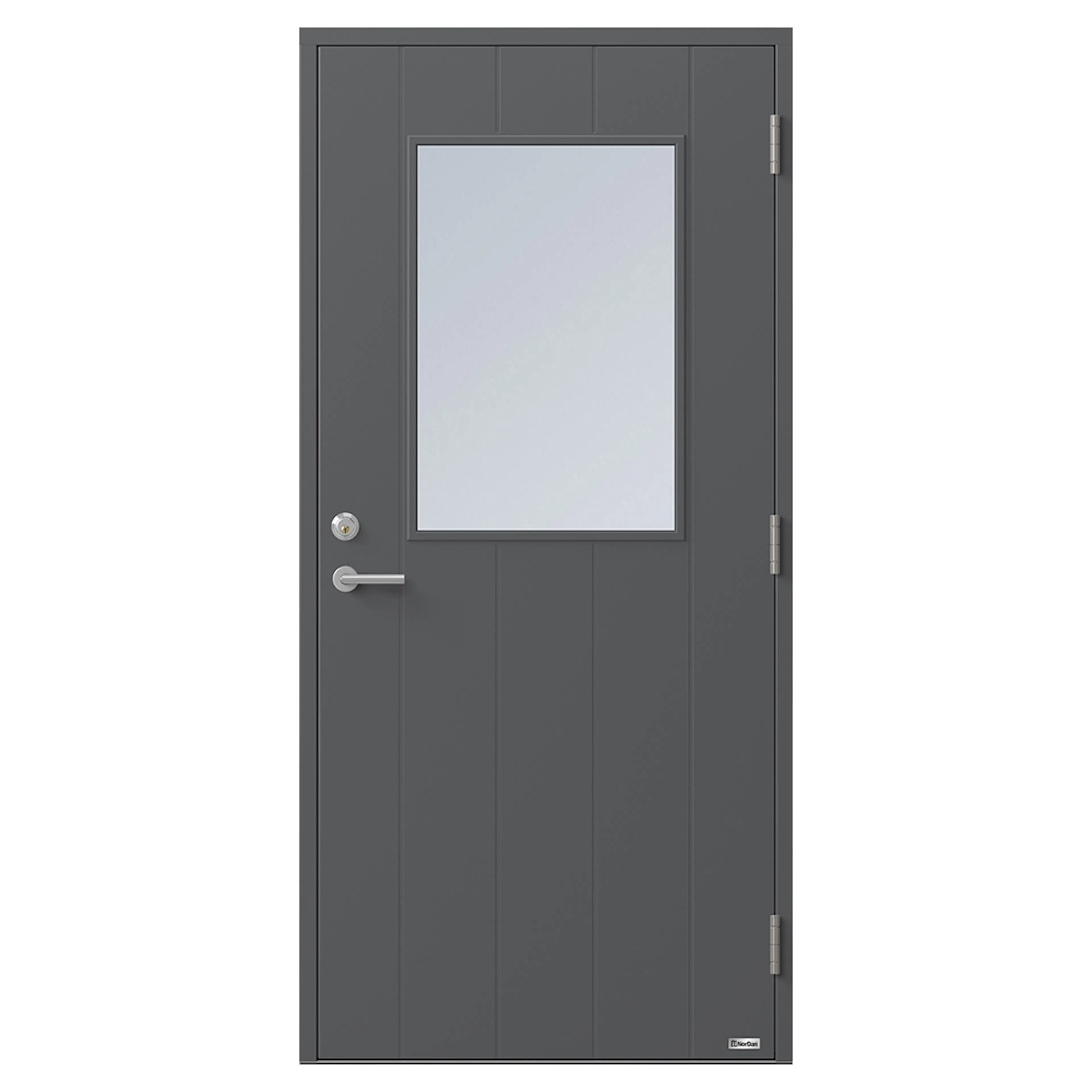 Stenbocken 871G 10X21 V NCS S-7000-N BxH: 100x210 Vänster, Grå NCS 7000-N