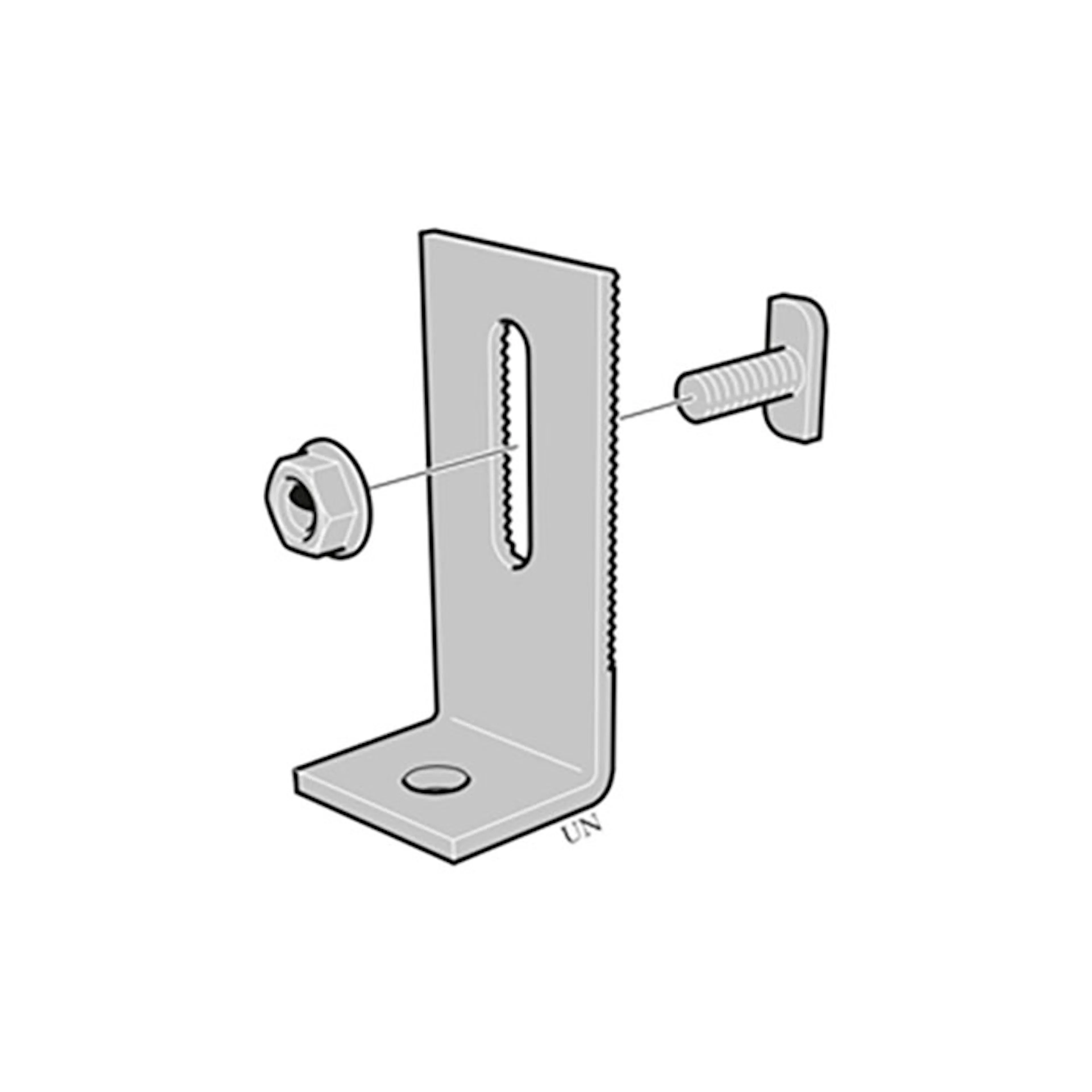 Montagesats Nibe Horisontellt för tegelfäste