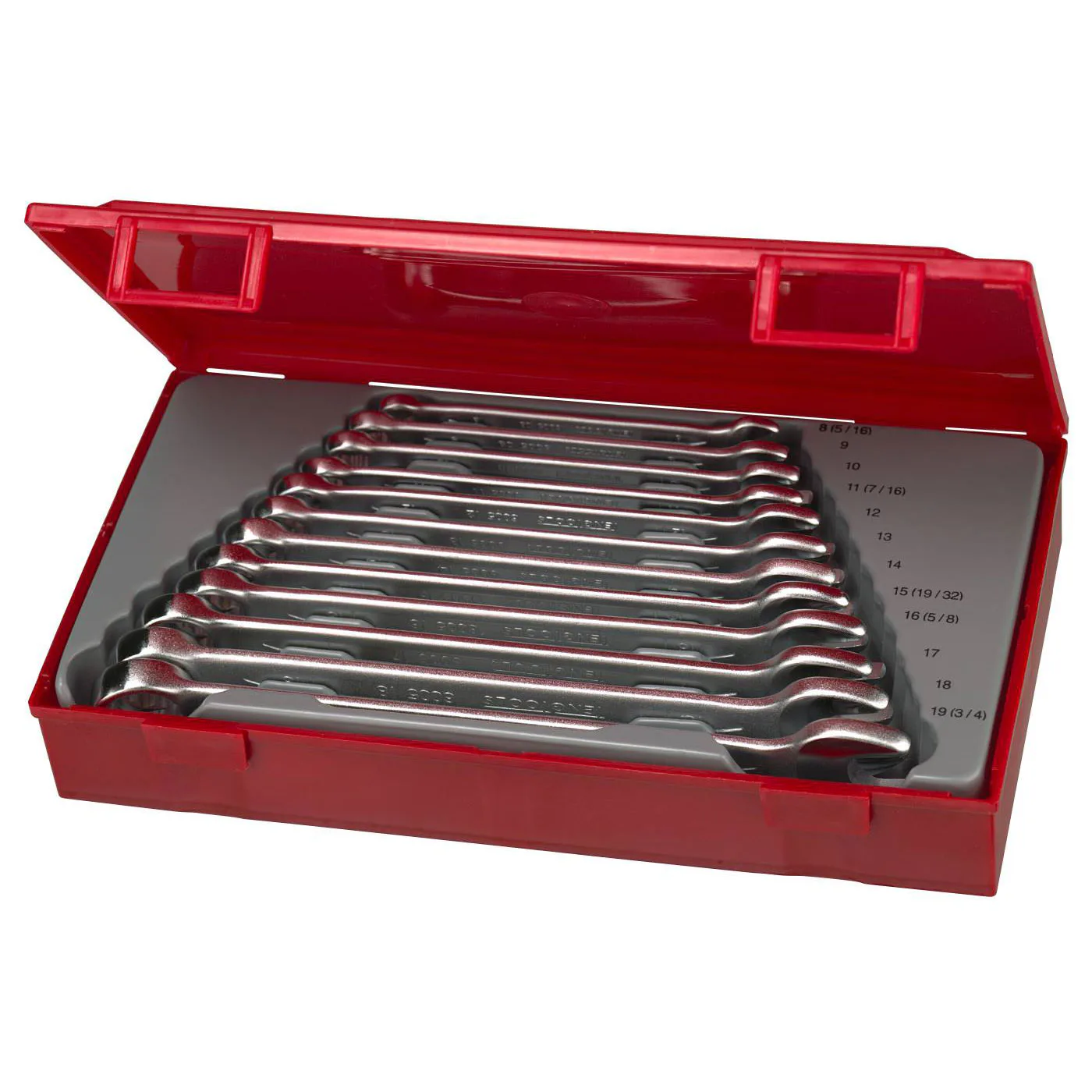 U-ringnycklar i sats 12 delar Teng Tools TT1236