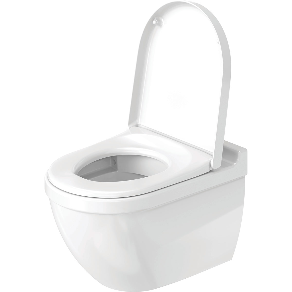 Vägghängd Toalettstol Duravit Starck 3 252709 Rimless utan Toalettsits