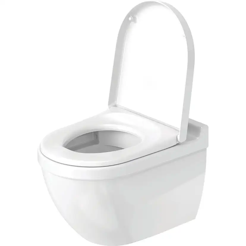 Vägghängd Toalettstol Duravit Starck 3 252709 Rimless utan Toalettsits
