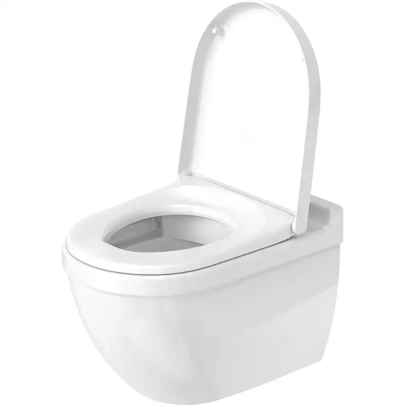 Vägghängd Toalettstol Duravit Starck 3 252709 Rimless utan Toalettsits