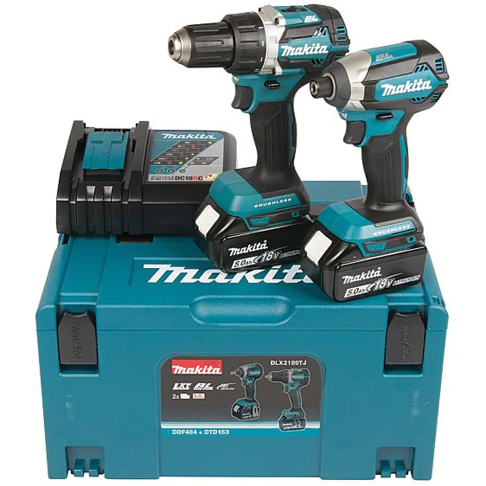 Combokit Makita LXT DLX2189TJ 18V med Batteri