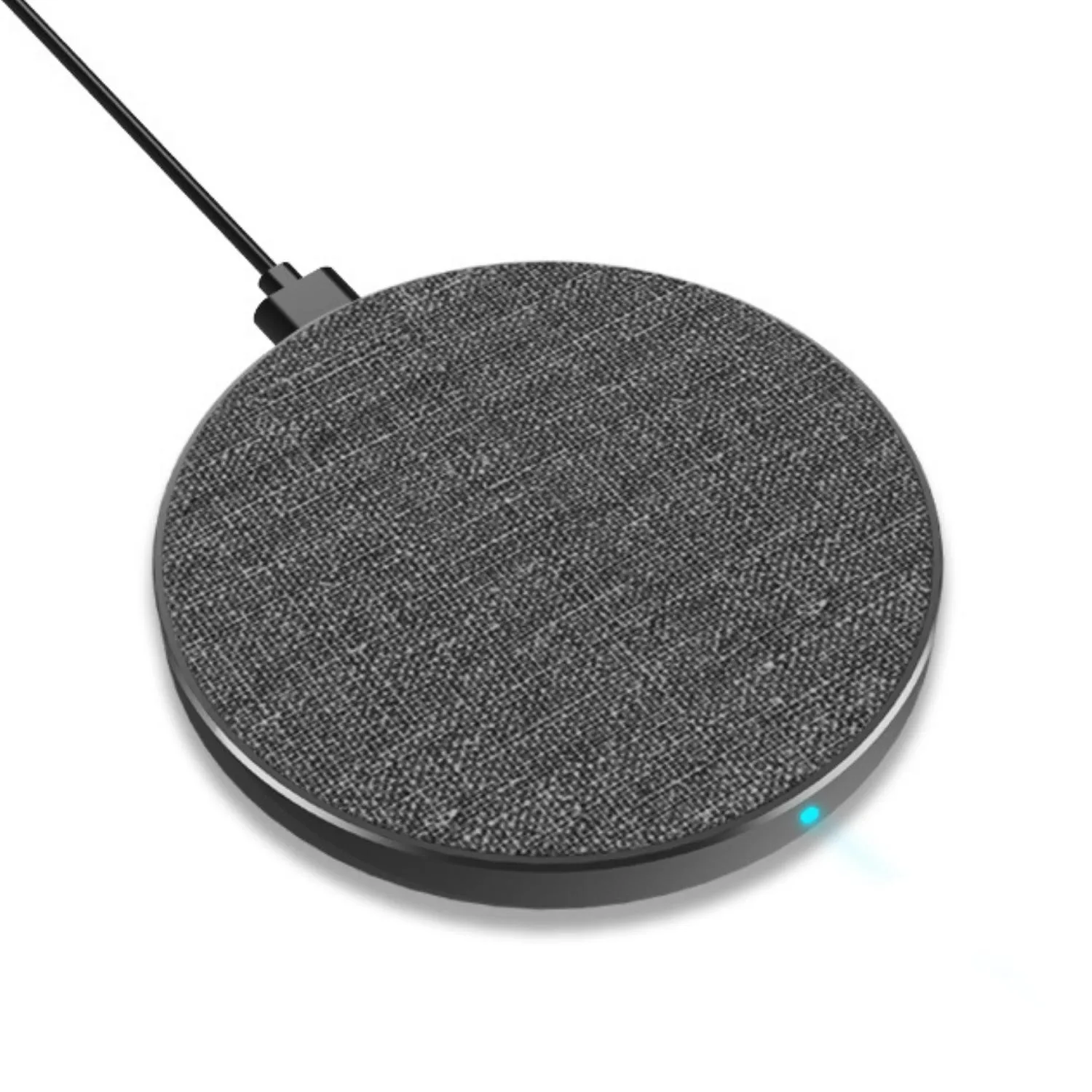 Trådlös Champion Laddare 10W QI Metall/Tyg