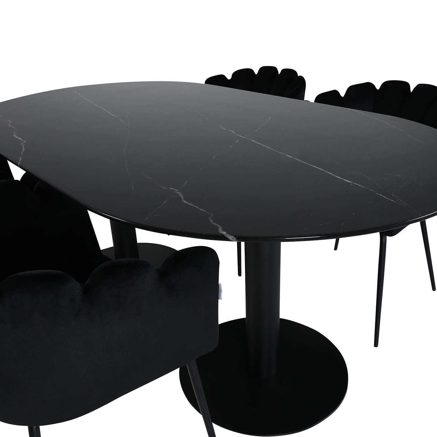 Matgrupp Venture Home Oslo med 4 Limhamn Stolar