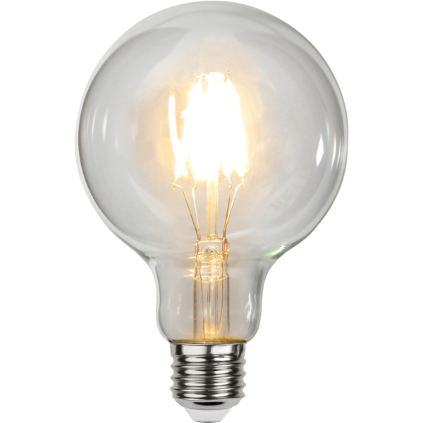 LED-lampa Star Trading Clear E27 G95