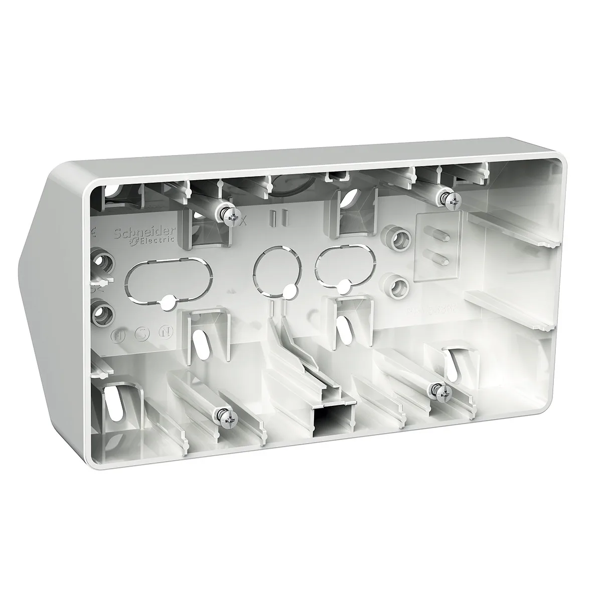 Hörnbox Schneider Electric Exxact 2-fack