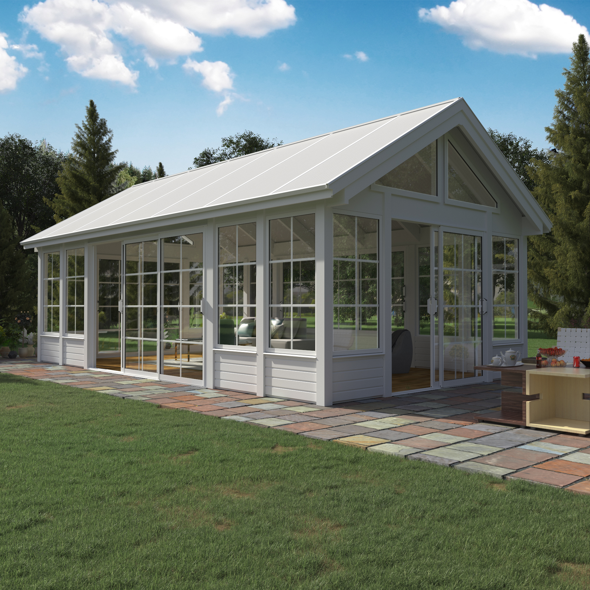 Växthus/Orangeri Landskap Grönska Vinter 30 kvm