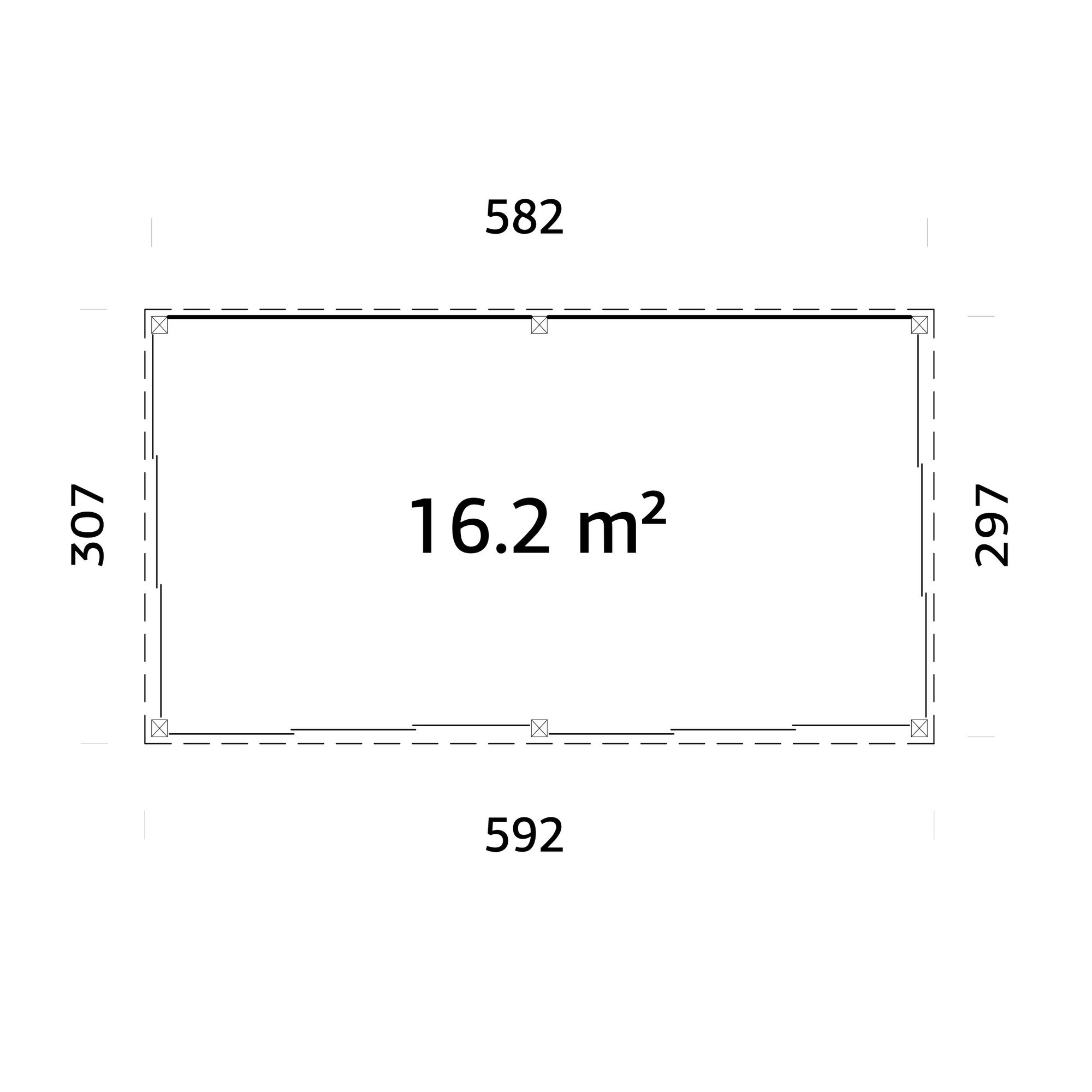 Uterum Palmako Lumi 17,6 m² (inv. 16,6 m²) Slide Plus