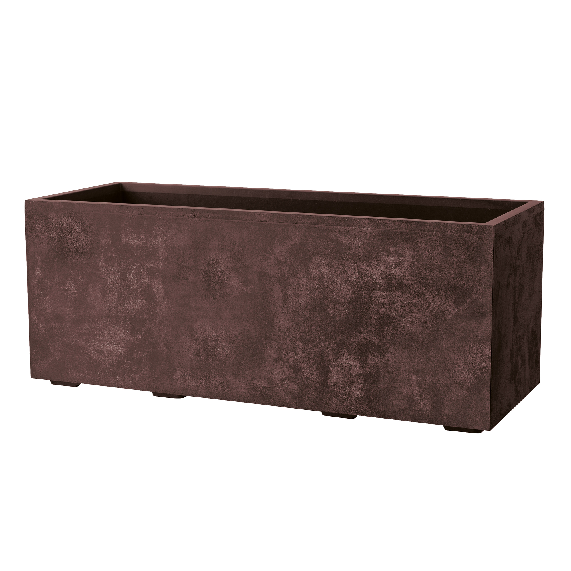 Kruka Deroma Millennium Brownstone Rektangulär Med Hjul 99 x 38 x 39 cm