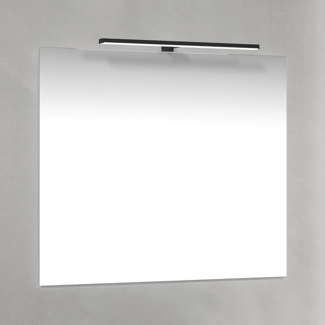 Spegel Macro Design med Svart T-belysning