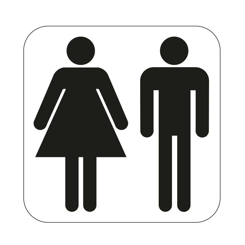 WC-Skylt Habo Herr/Dam